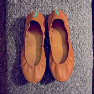 Chestnut Tieks Size 7